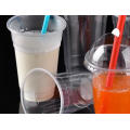 Copo de Chá Plástico com Tampa para Bebida Fria